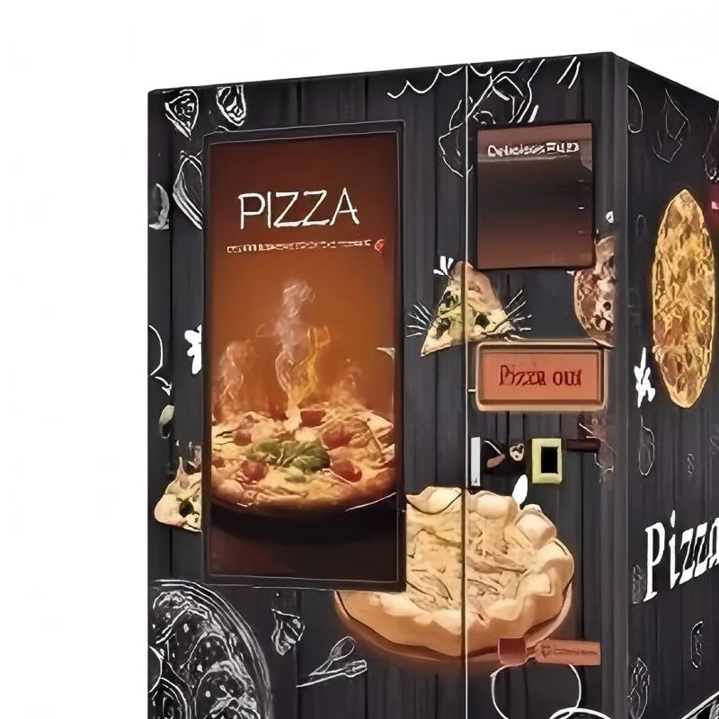 custom pizza vending machine used for installation and sanitation planning