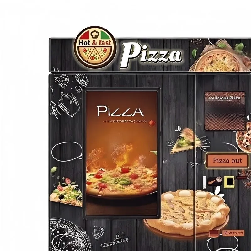 heated food vending machine prepared for pre-opening inspection and operating records