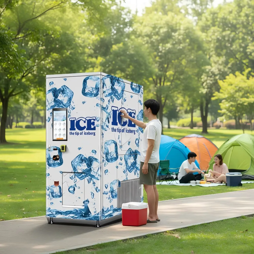 ice vending machine real product image