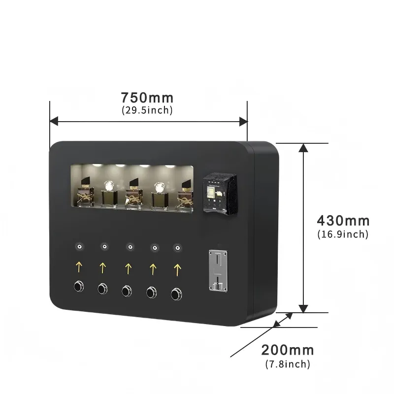 luxury fragrance spray vending machine premium venue image 3